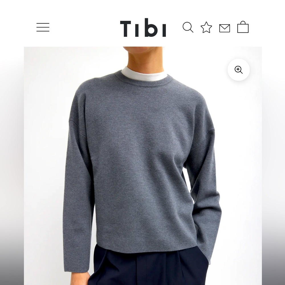 Tibi Double Faced Cashmere sweater